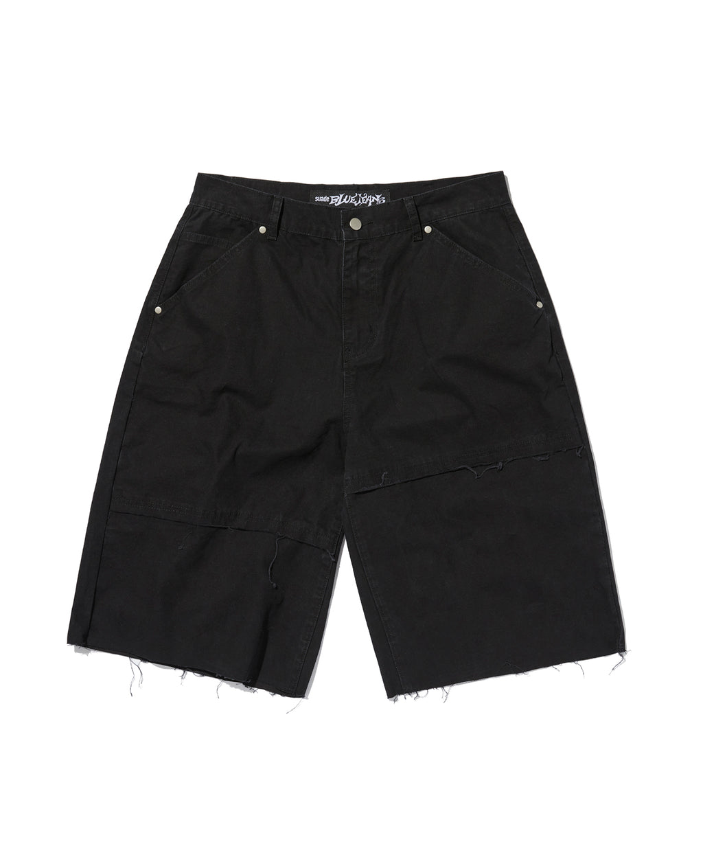 CUT EDGE SHORTS [BLACK]