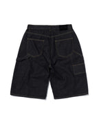 CARPENTER DENIM SHORTS [RAW INDIGO]