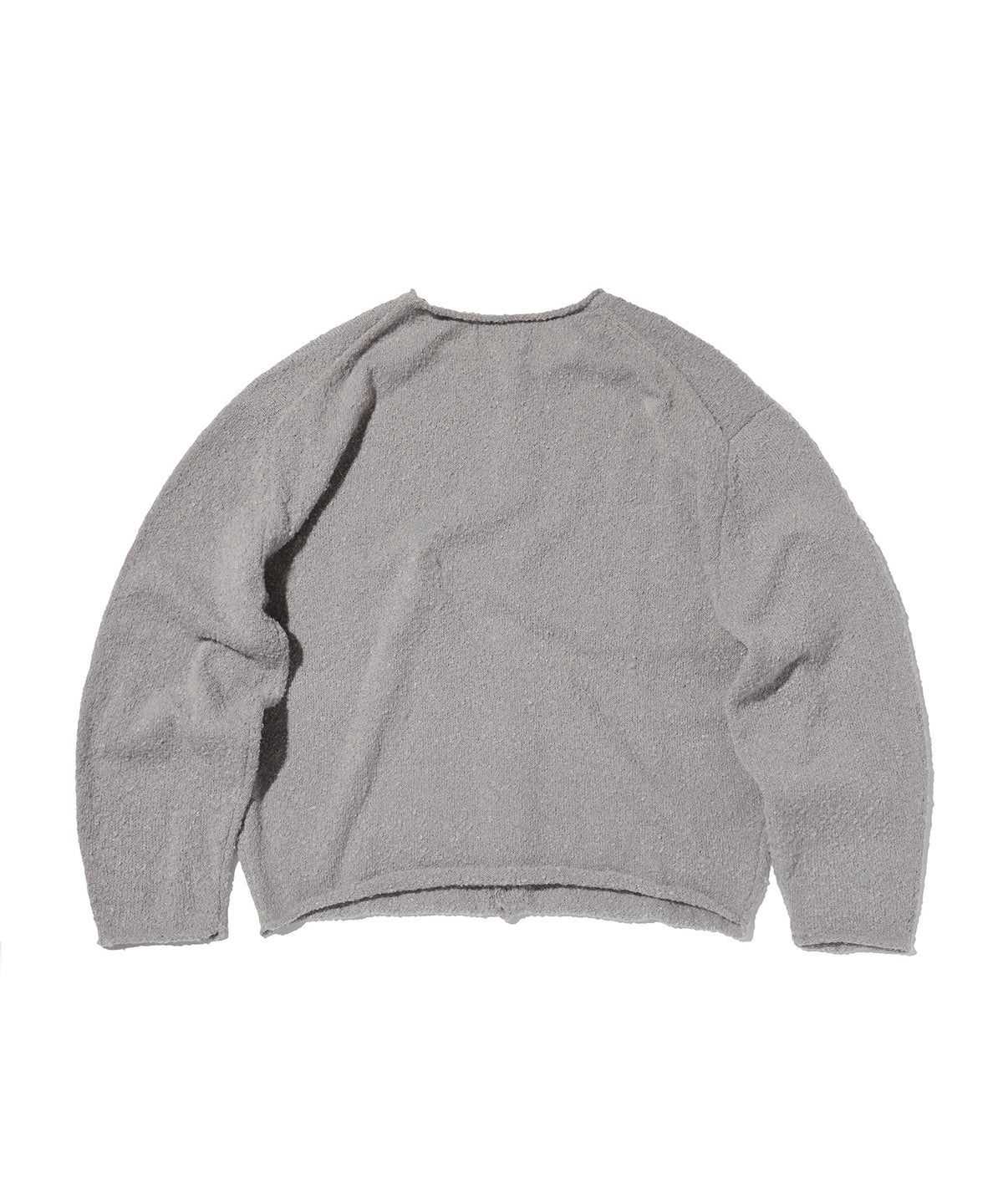 SHEARLING KNIT CARDIGAN [GRAY]
