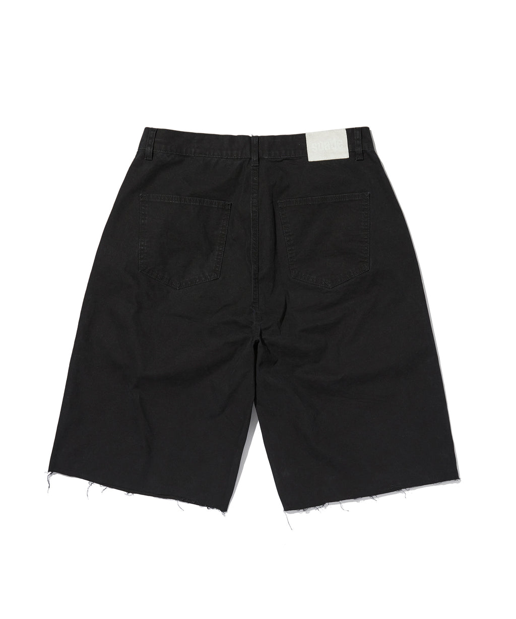 CUT EDGE SHORTS [BLACK]