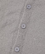 SHEARLING KNIT CARDIGAN [GRAY]