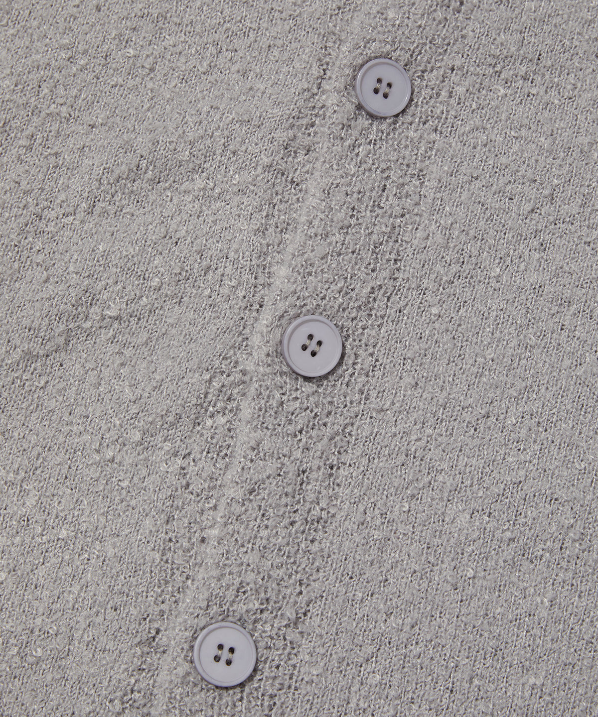 SHEARLING KNIT CARDIGAN [GRAY]