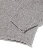 SHEARLING KNIT CARDIGAN [GRAY]