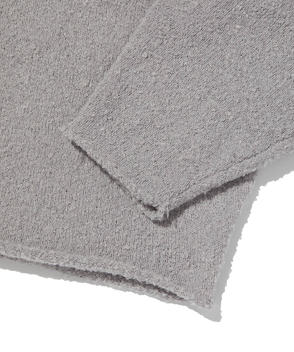 SHEARLING KNIT CARDIGAN [GRAY]