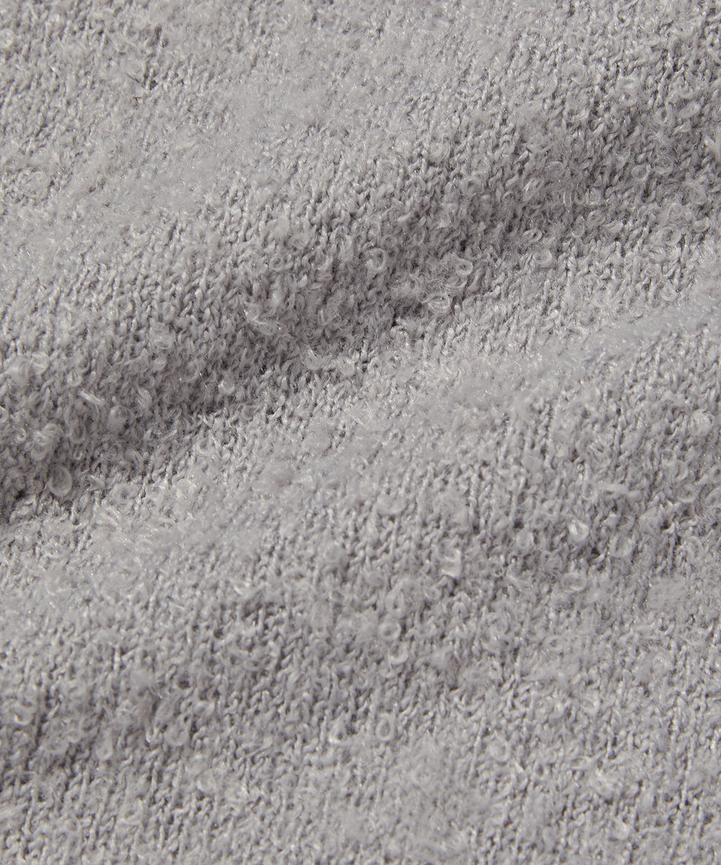 SHEARLING KNIT CARDIGAN [GRAY]
