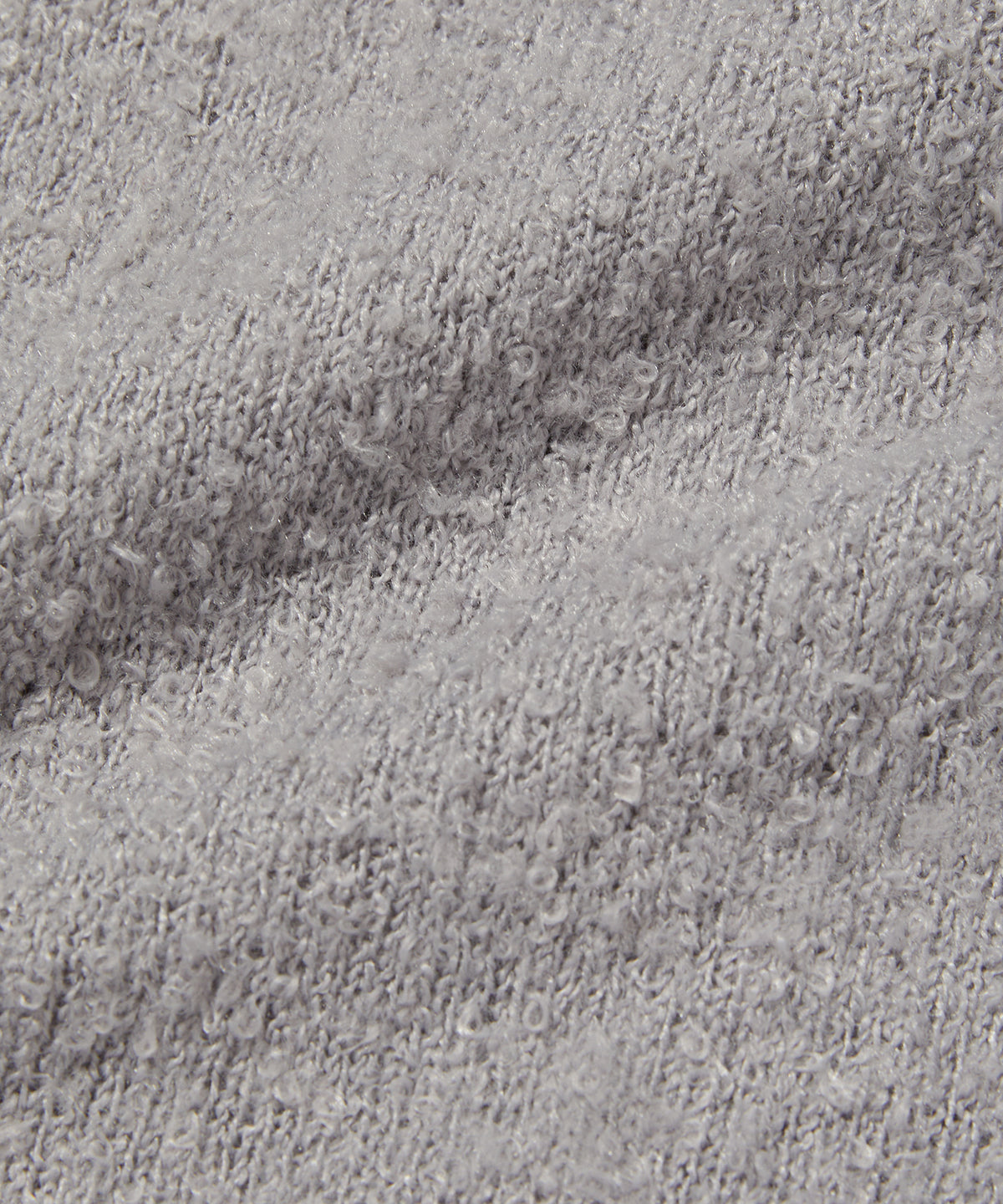 SHEARLING KNIT CARDIGAN [GRAY]