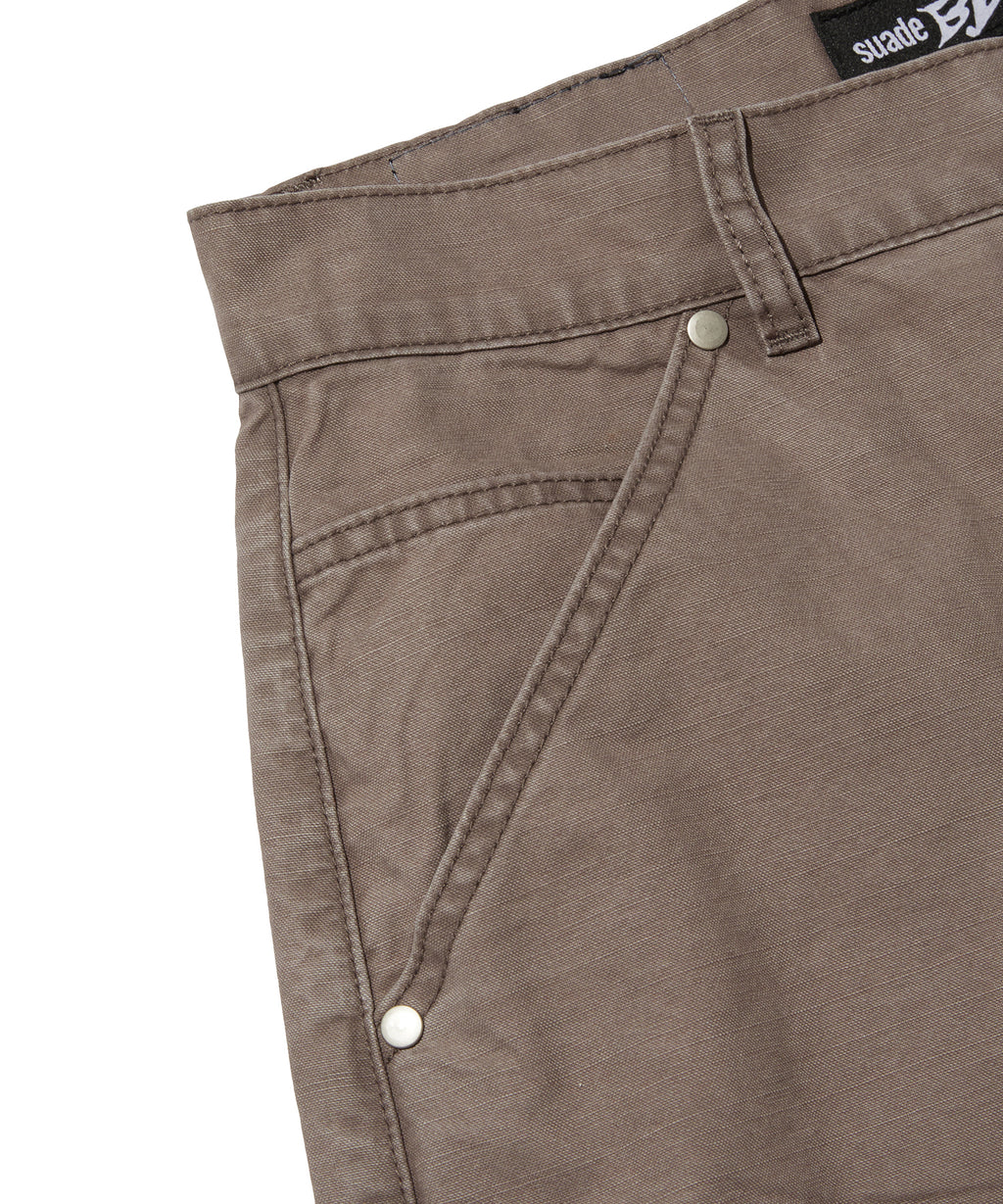 CUT EDGE SHORTS [MOCHA BROWN]