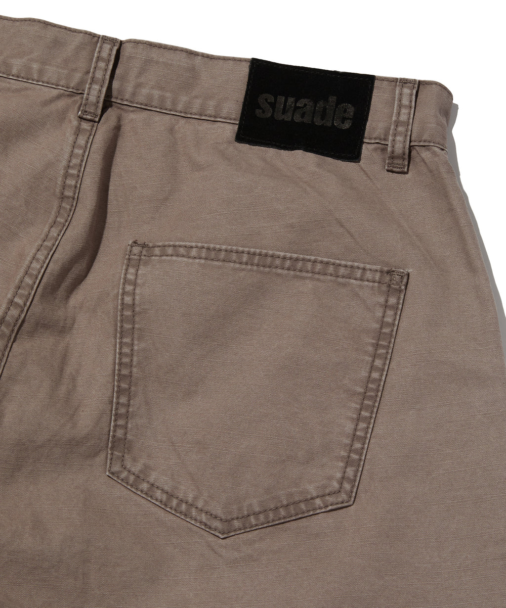 CUT EDGE SHORTS [MOCHA BROWN]