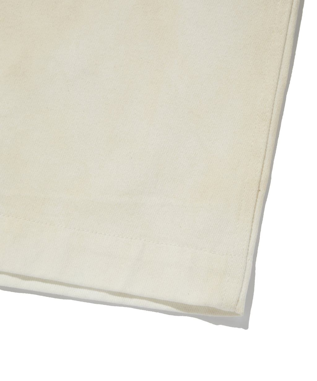 WRINKLE WASHED SHORTS [WHITE]