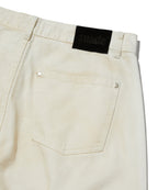 WRINKLE WASHED SHORTS [WHITE]