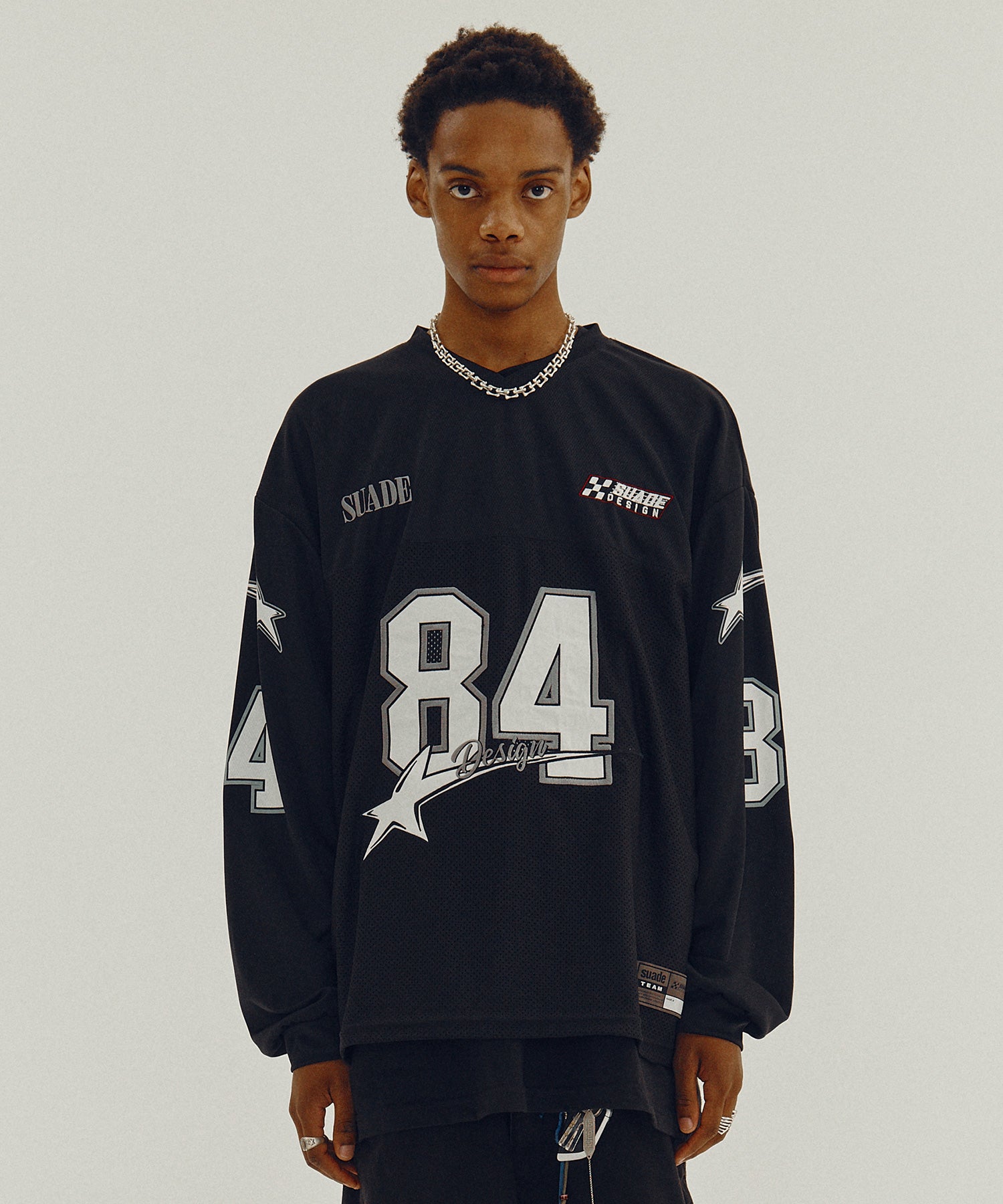 84 STAR RACING LONG SLEEVE [BLACK]