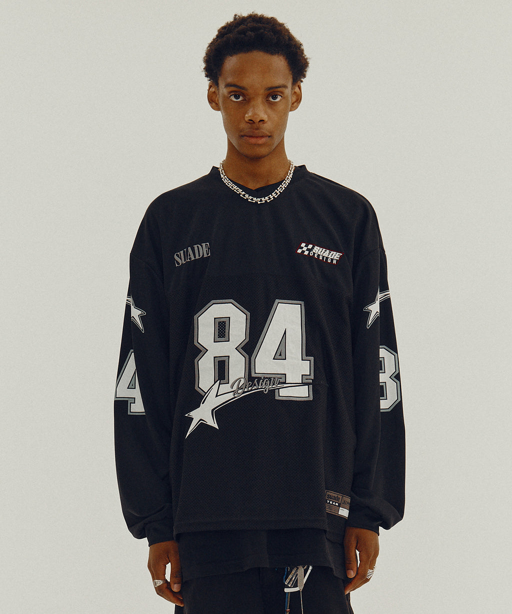 84 STAR RACING LONG SLEEVE [BLACK]