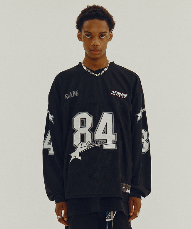 84 STAR RACING LONG SLEEVE [BLACK] Hover Image