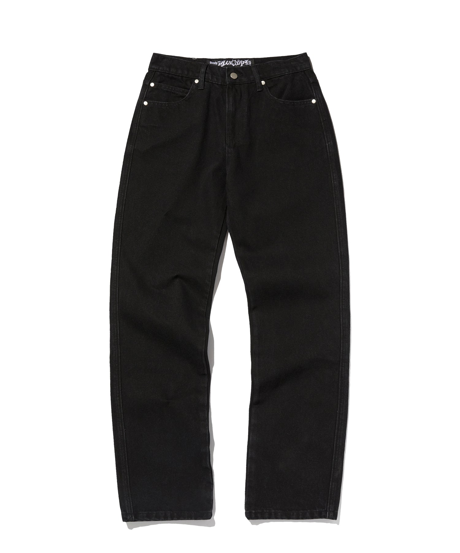 REGULAR STRAIGHT DENIM [BLACK]