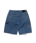 CARPENTER DENIM SHORTS [BLUE]