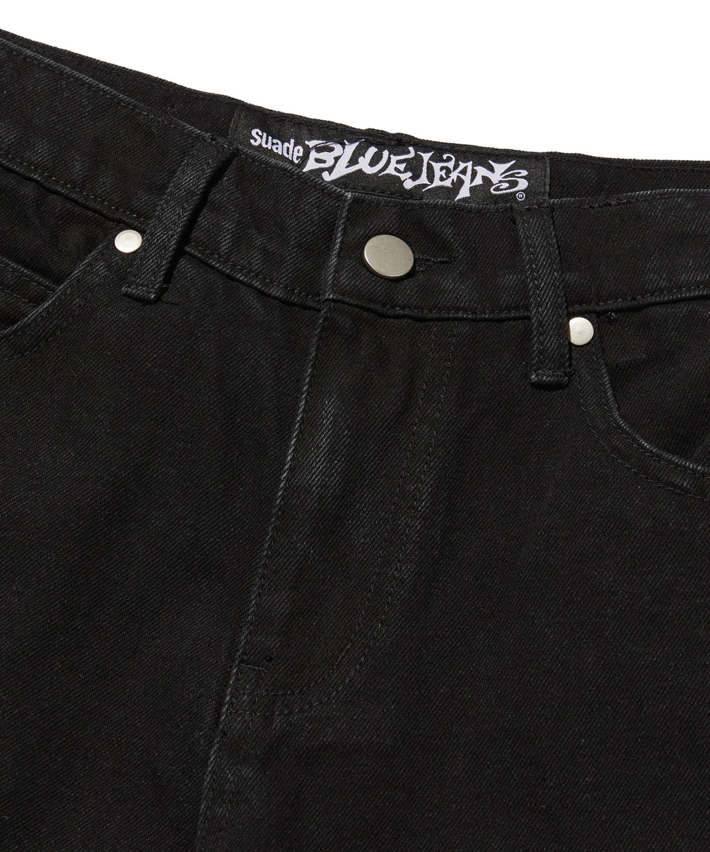 REGULAR STRAIGHT DENIM [BLACK]