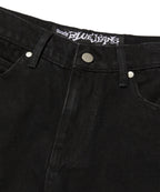 REGULAR STRAIGHT DENIM [BLACK]