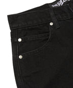 REGULAR STRAIGHT DENIM [BLACK]