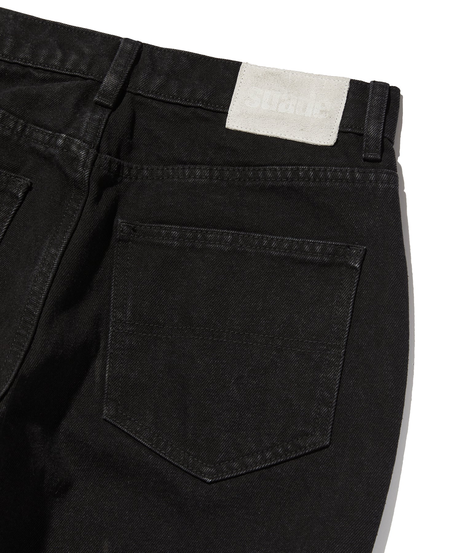 REGULAR STRAIGHT DENIM [BLACK]