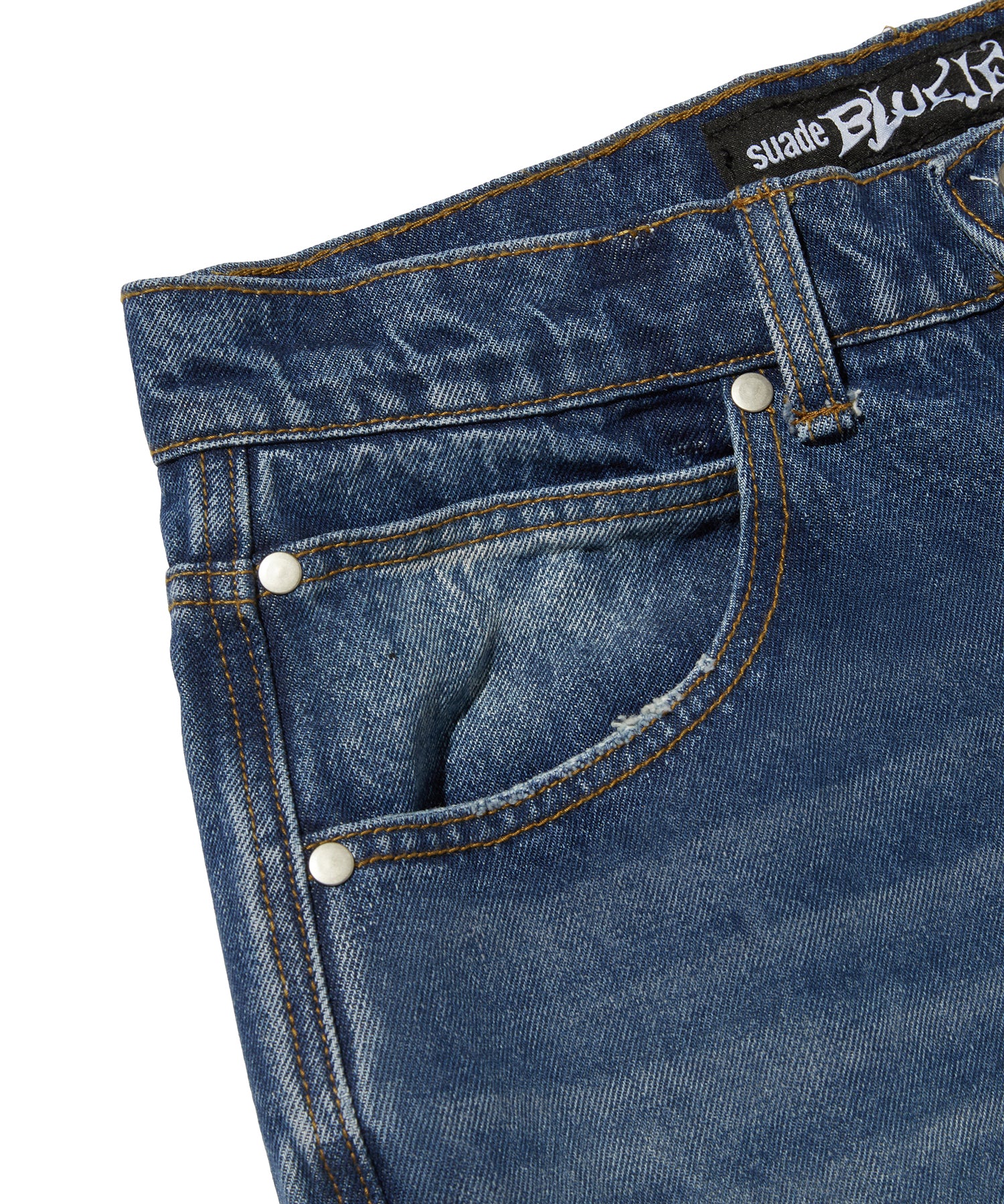 REGULAR STRAIGHT DENIM [BLUE]