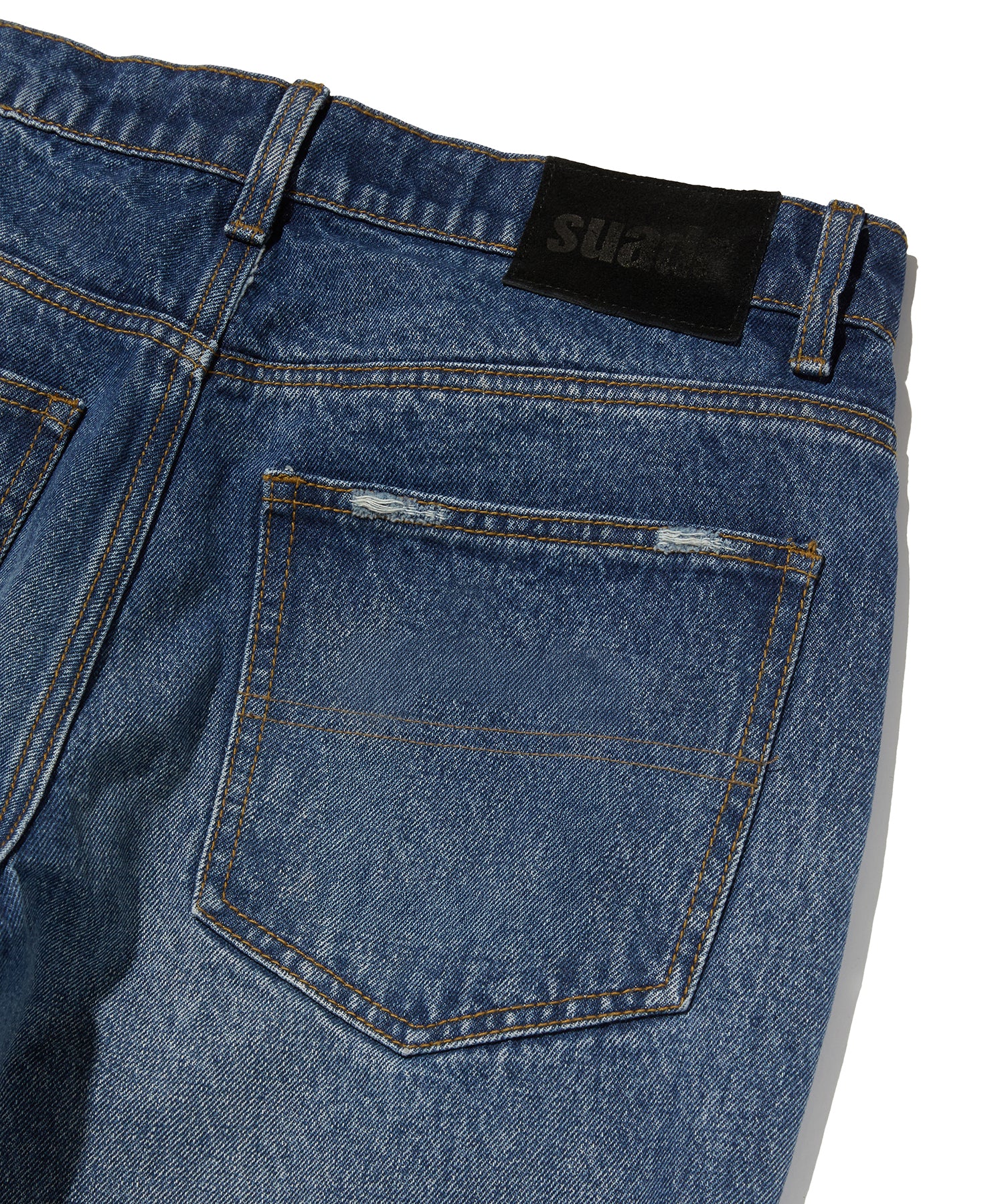 REGULAR STRAIGHT DENIM [BLUE]