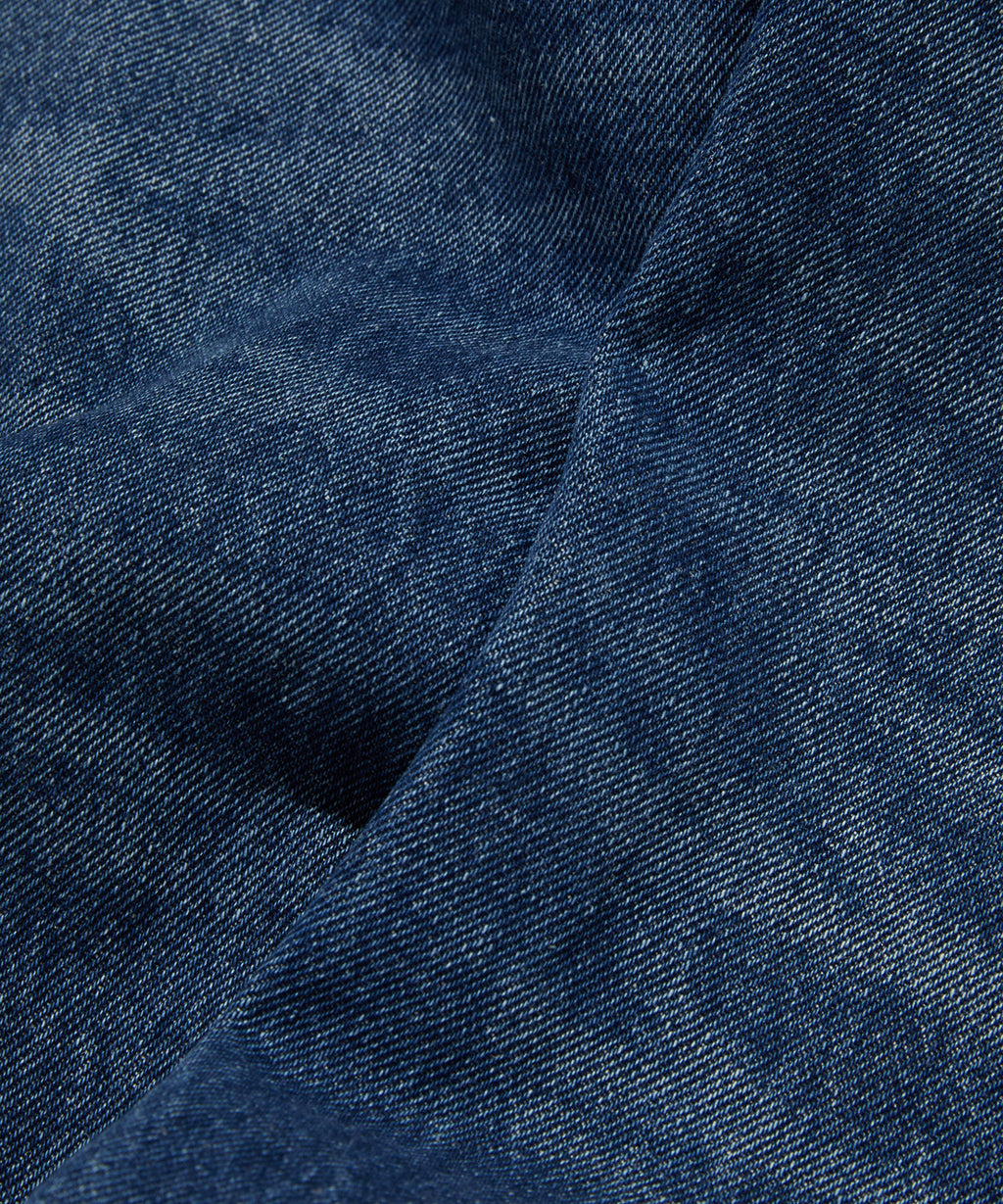REGULAR STRAIGHT DENIM [BLUE]