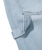 CARPENTER DENIM SHORTS [LIGHT BLUE]