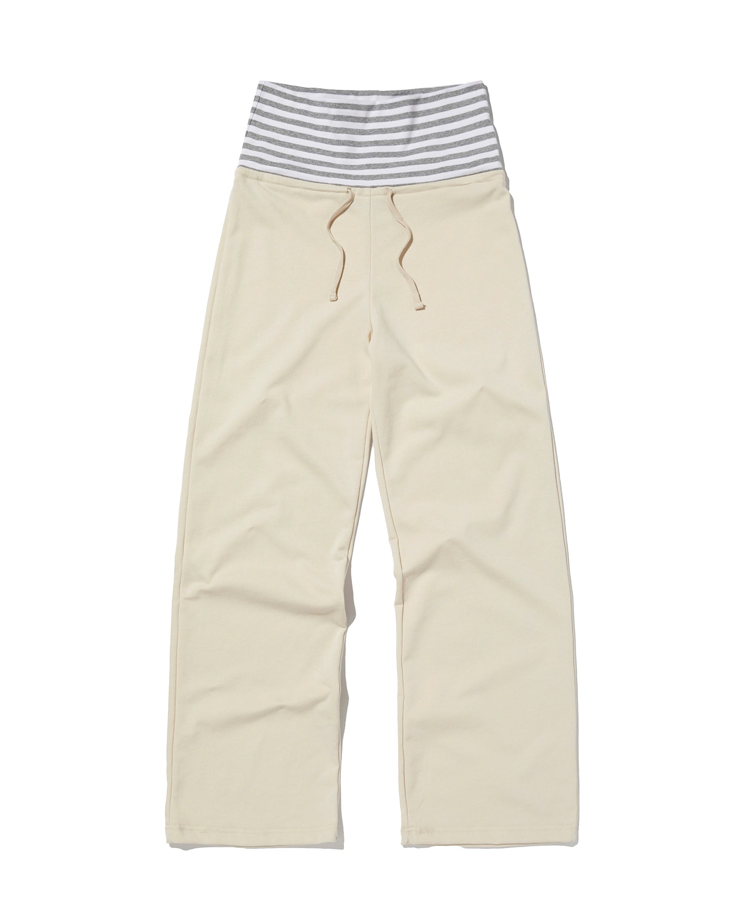 LAYERED LONG PANTS [IVORY]