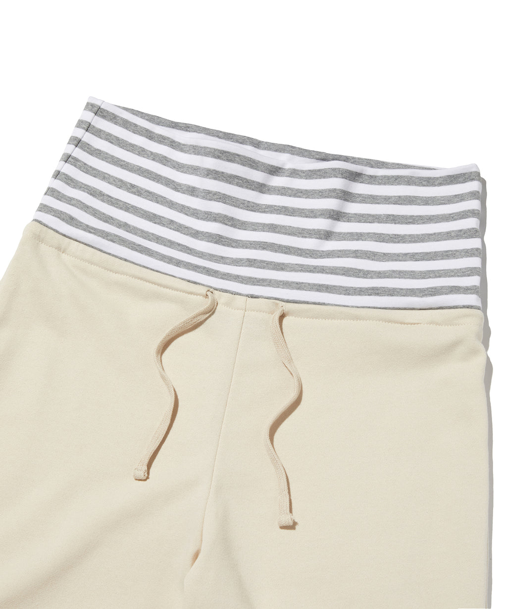 LAYERED LONG PANTS [IVORY]