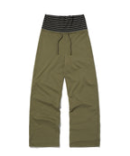 LAYERED LONG PANTS [KHAKI]