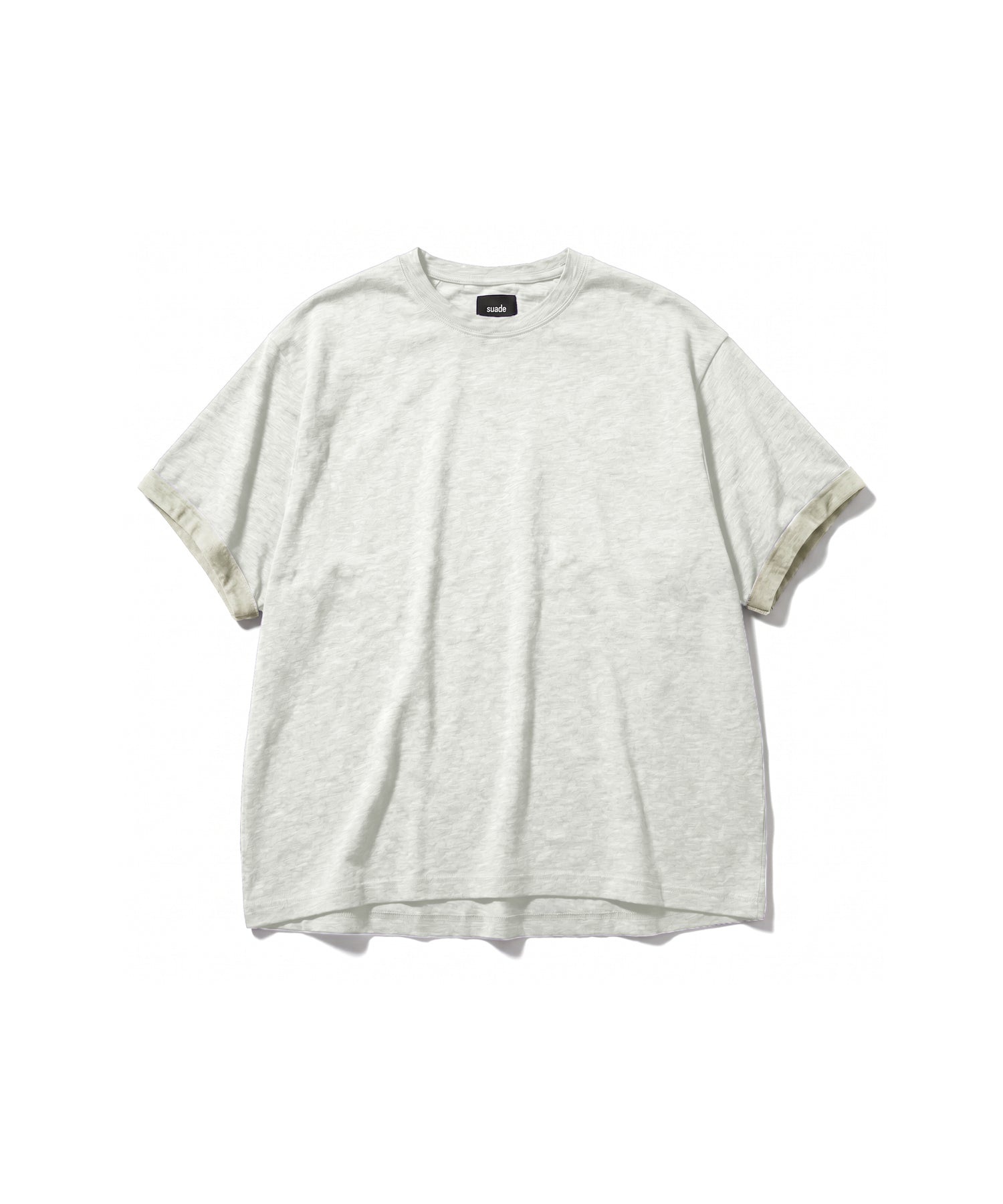 TEXTURED LAYERED TEE [WHITE]