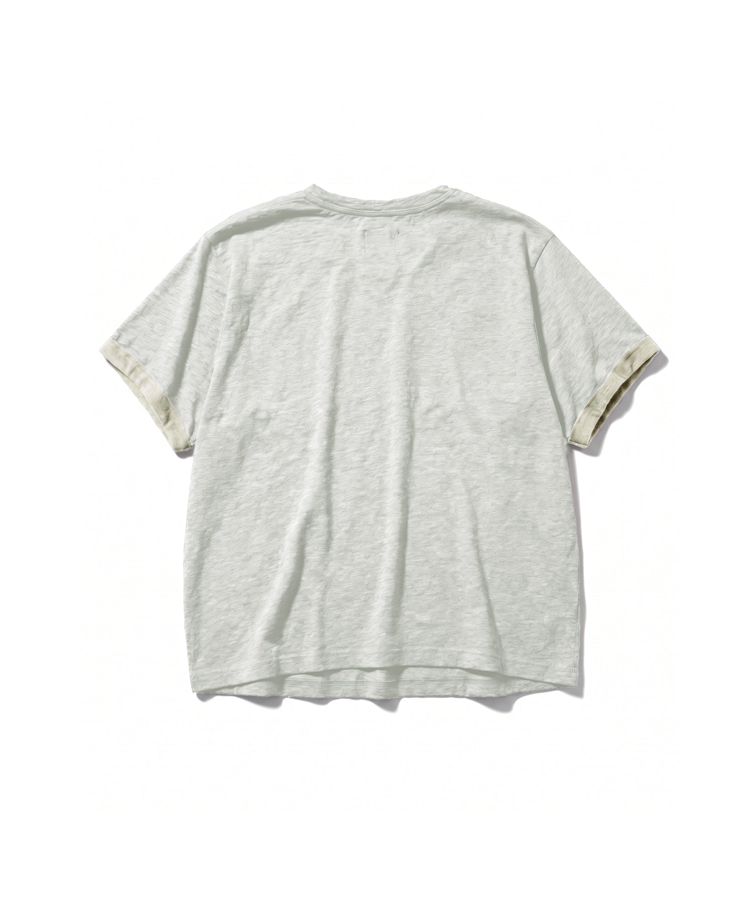 TEXTURED LAYERED TEE [WHITE]