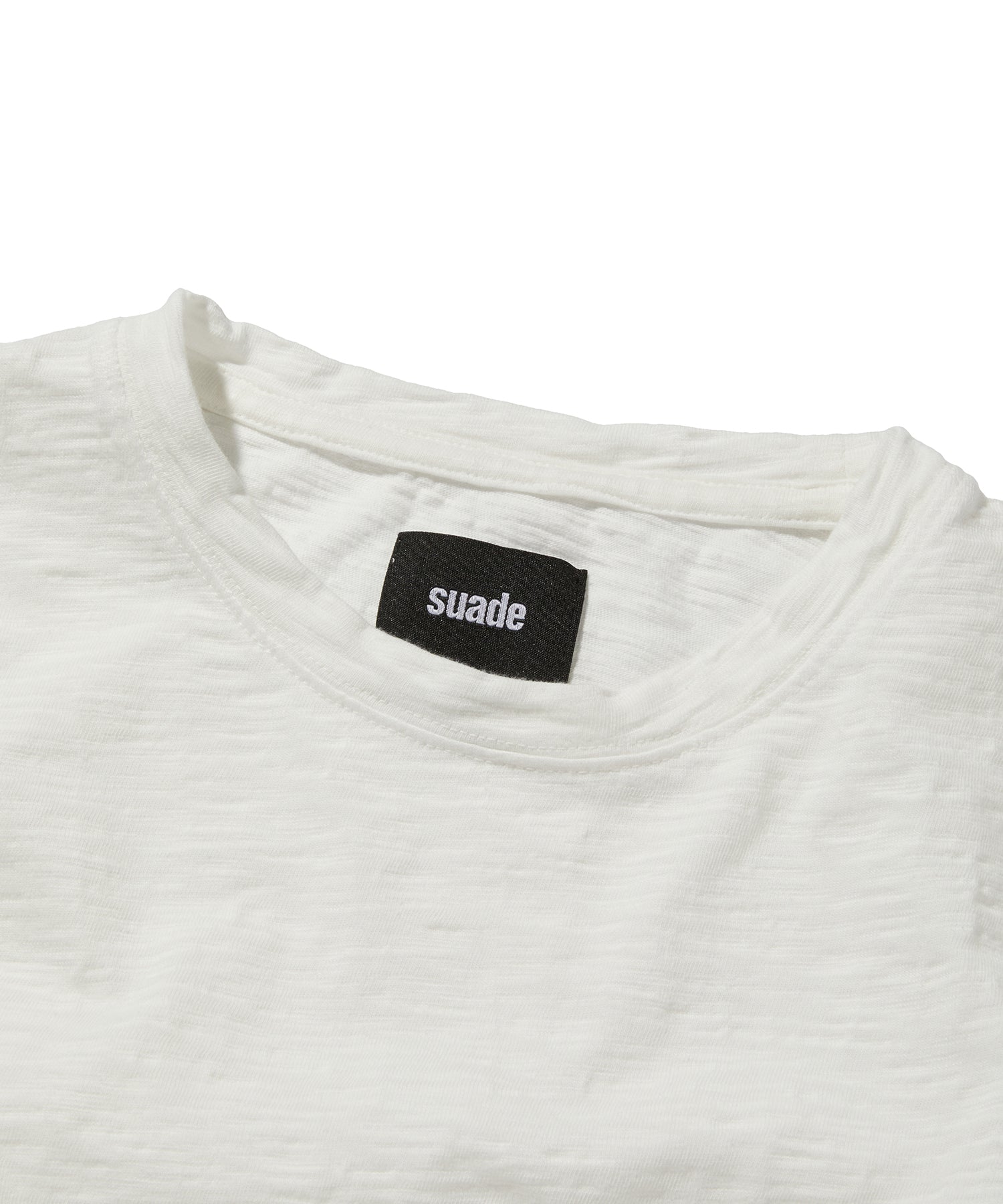 TEXTURED LAYERED TEE [WHITE]