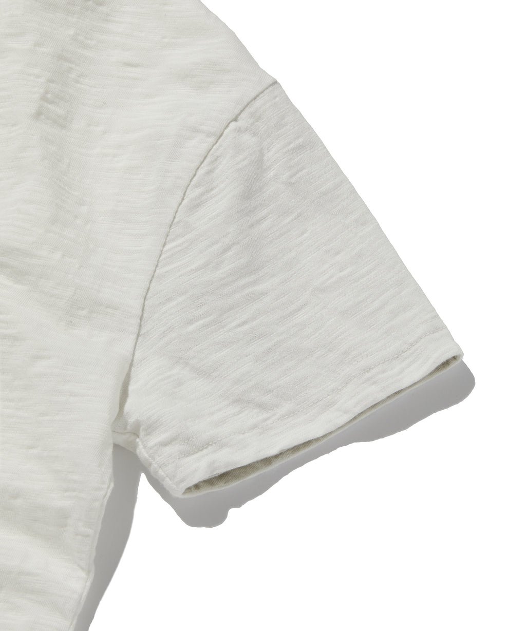 TEXTURED LAYERED TEE [WHITE]