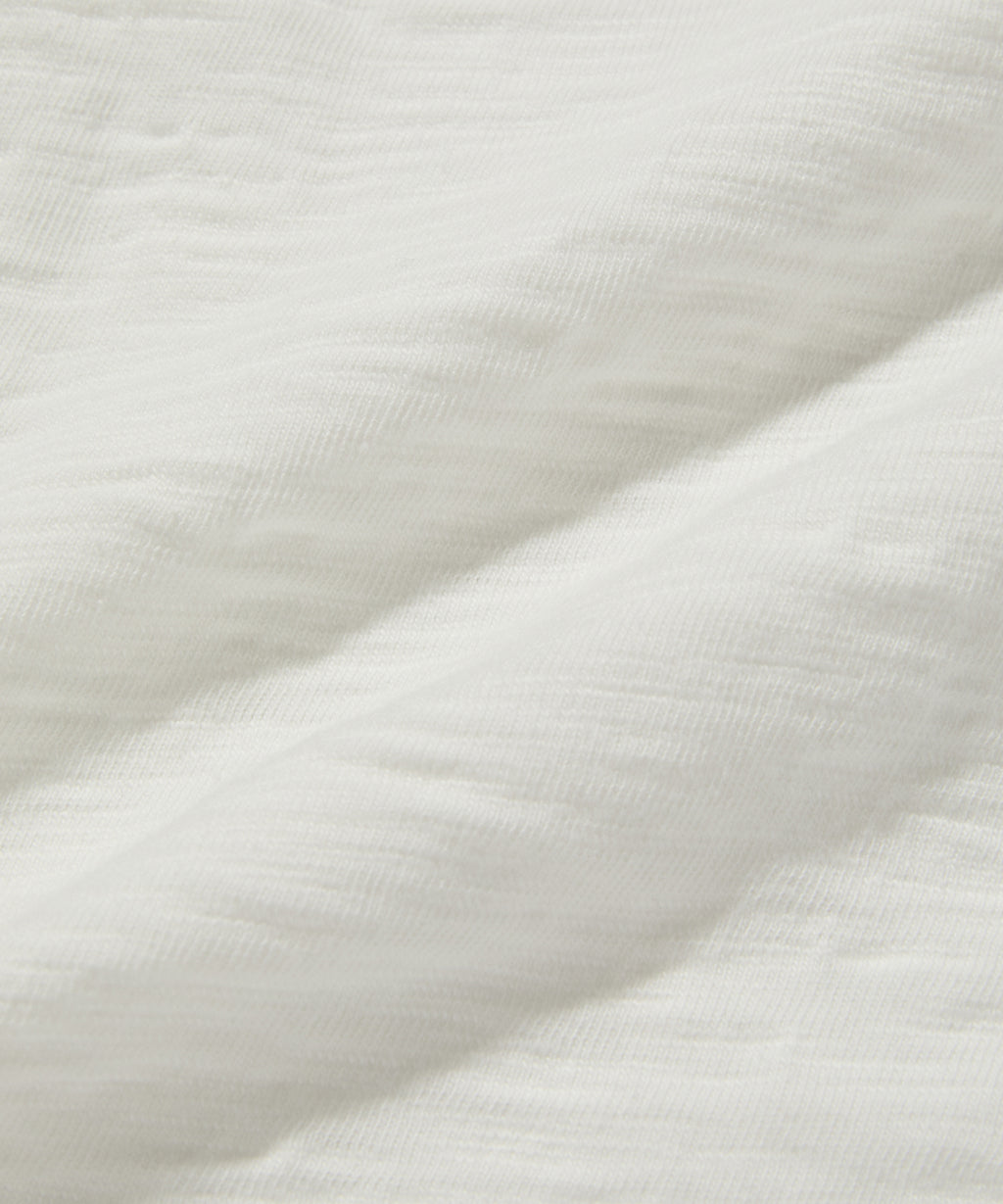 TEXTURED LAYERED TEE [WHITE]