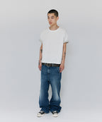 TEXTURED LAYERED TEE [WHITE]