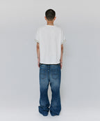 TEXTURED LAYERED TEE [WHITE]