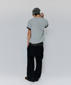 TEXTURED LAYERED TEE [GRAY]