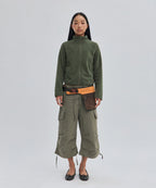 SLIM FLEECE JACKET [KHAKI]