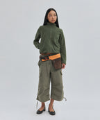 SLIM FLEECE JACKET [KHAKI]