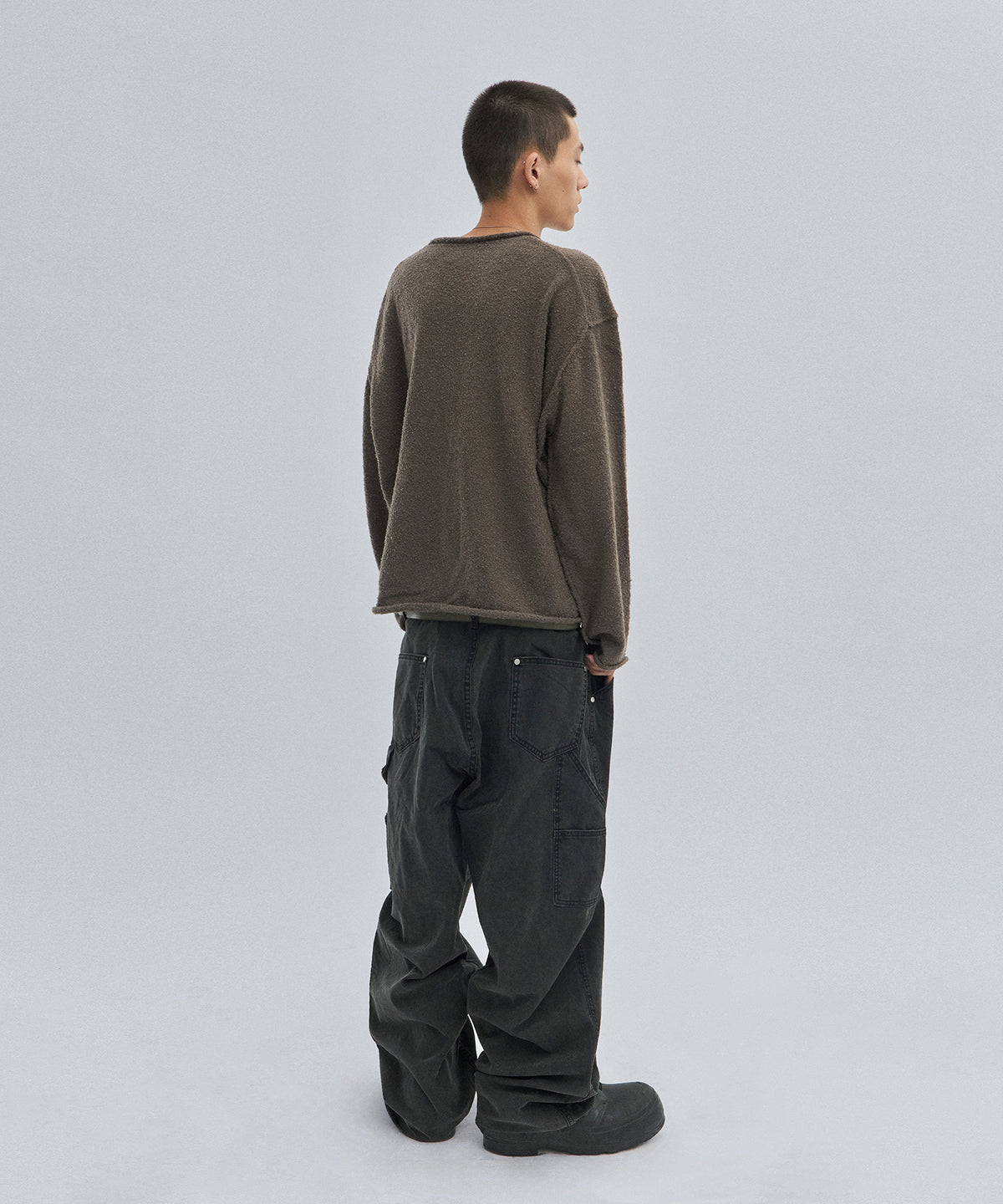 SHEARLING KNIT [BROWN]