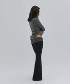 BOAT NECK KNIT [GRAY]
