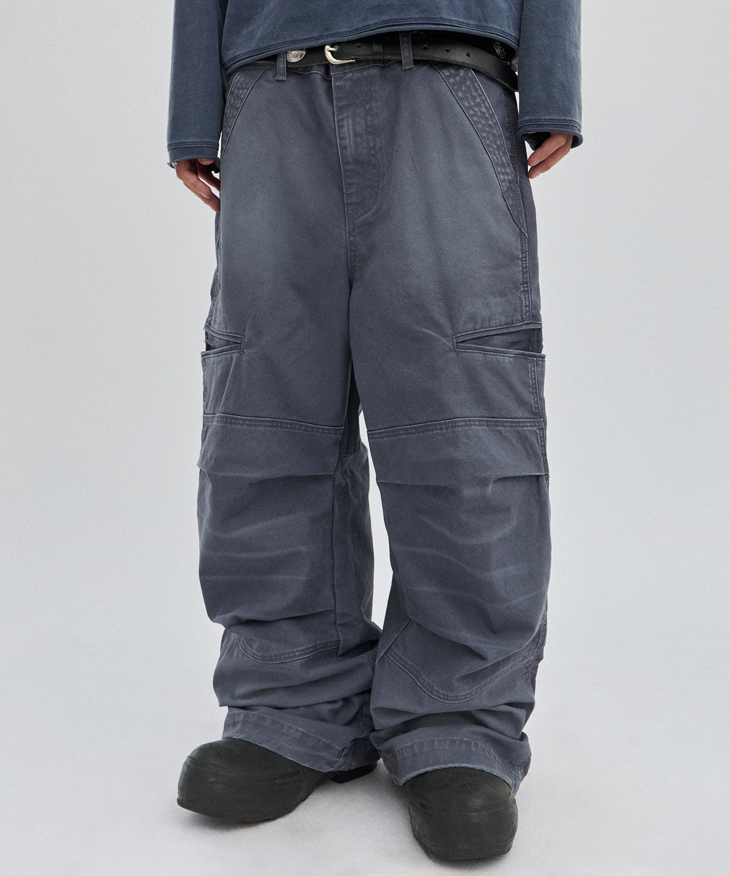 UTILITY CARGO PANTS [NAVY]