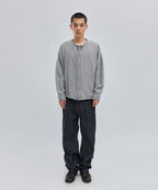 SHEARLING KNIT CARDIGAN [GRAY]