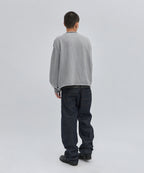 SHEARLING KNIT CARDIGAN [GRAY]