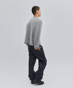 SHEARLING KNIT CARDIGAN [GRAY]