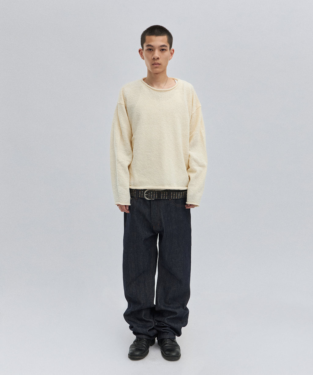 SHEARLING KNIT [IVORY]