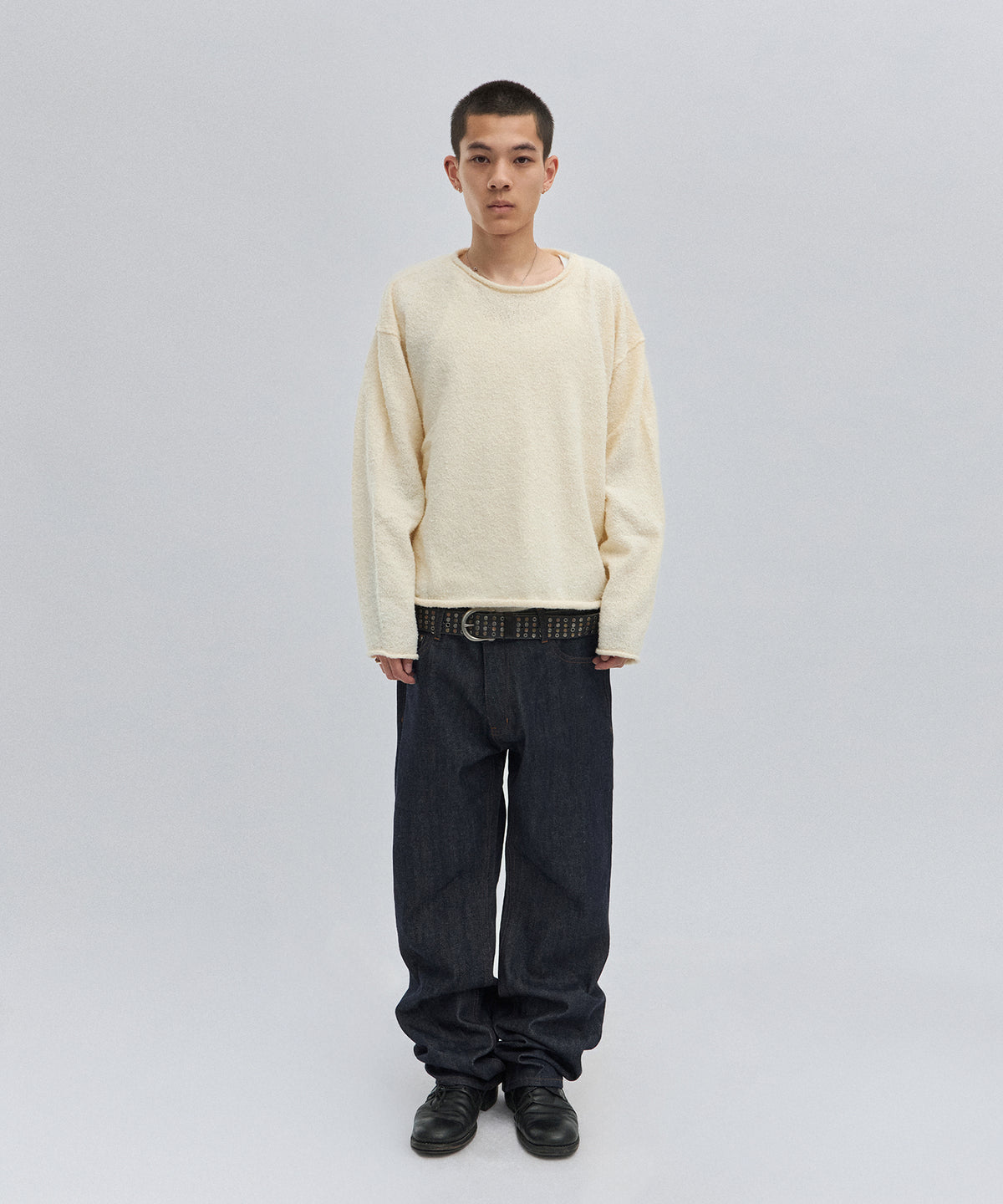 SHEARLING KNIT [IVORY]