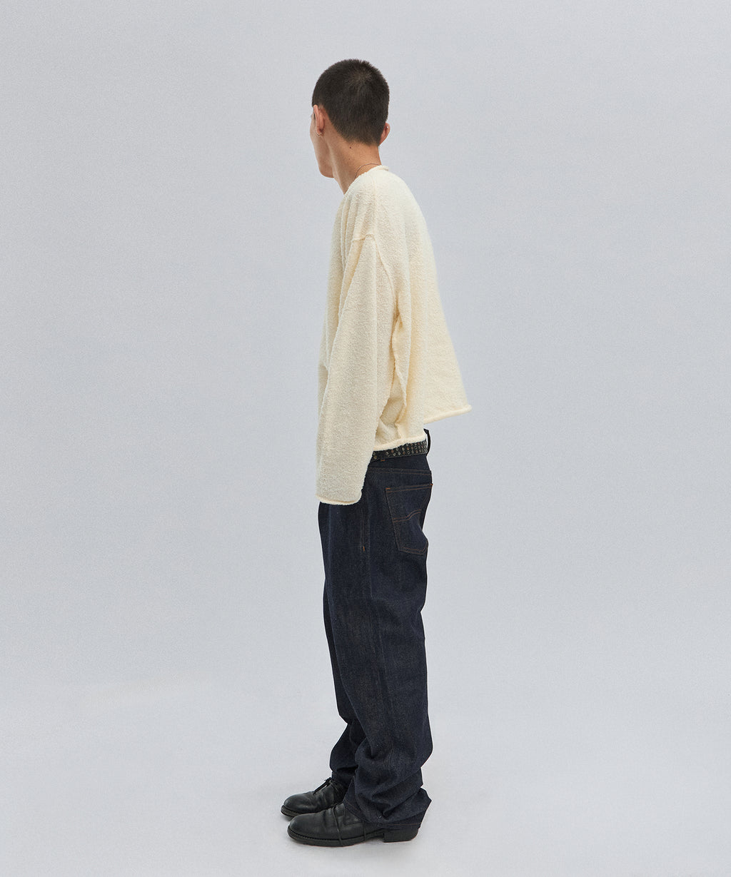 SHEARLING KNIT [IVORY]