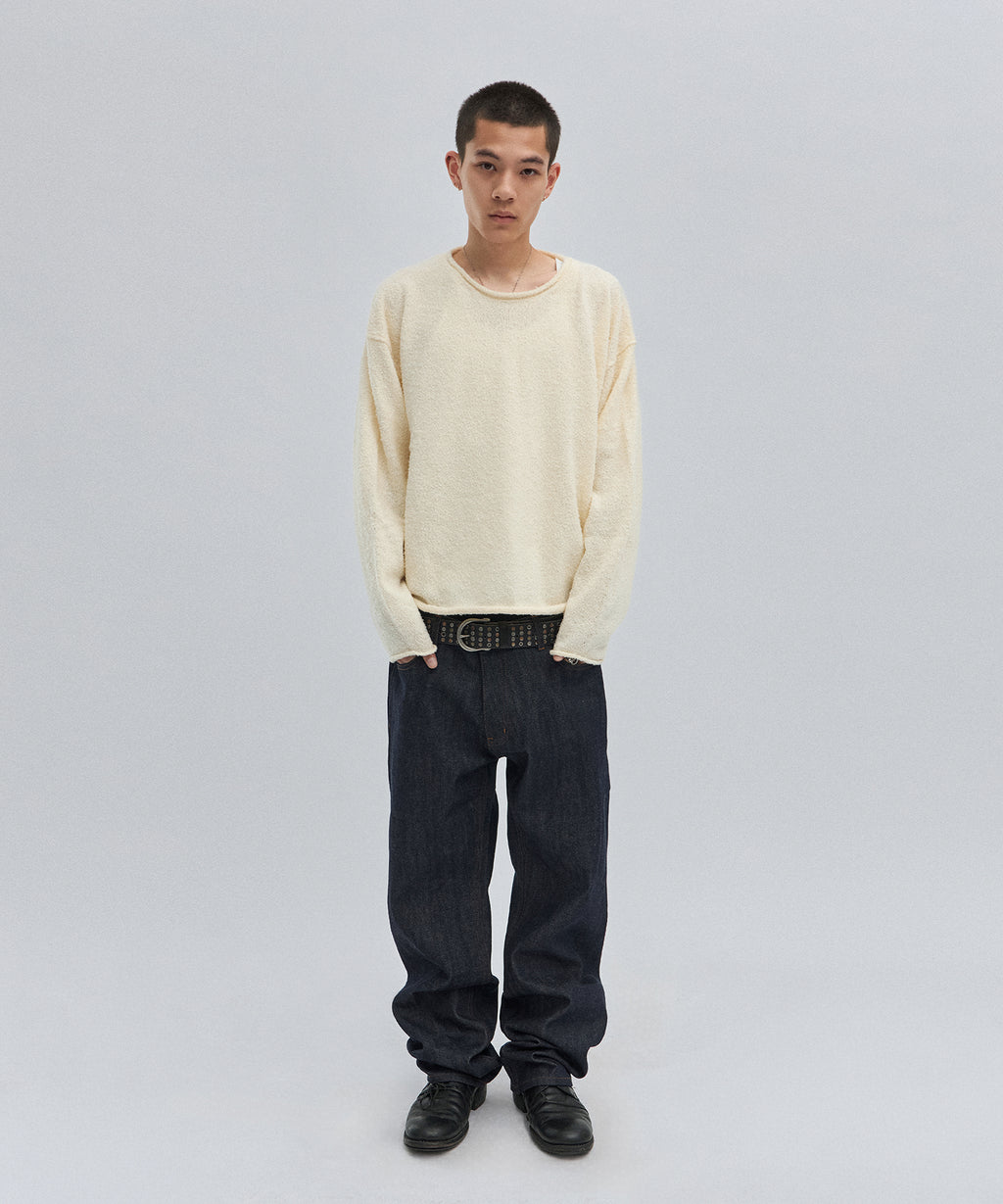 SHEARLING KNIT [IVORY]